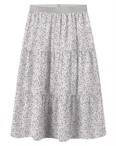 Name It - NKFFany Maxi Nederdel - Cloud Dancer